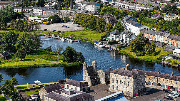 Enniskillen town centre street view